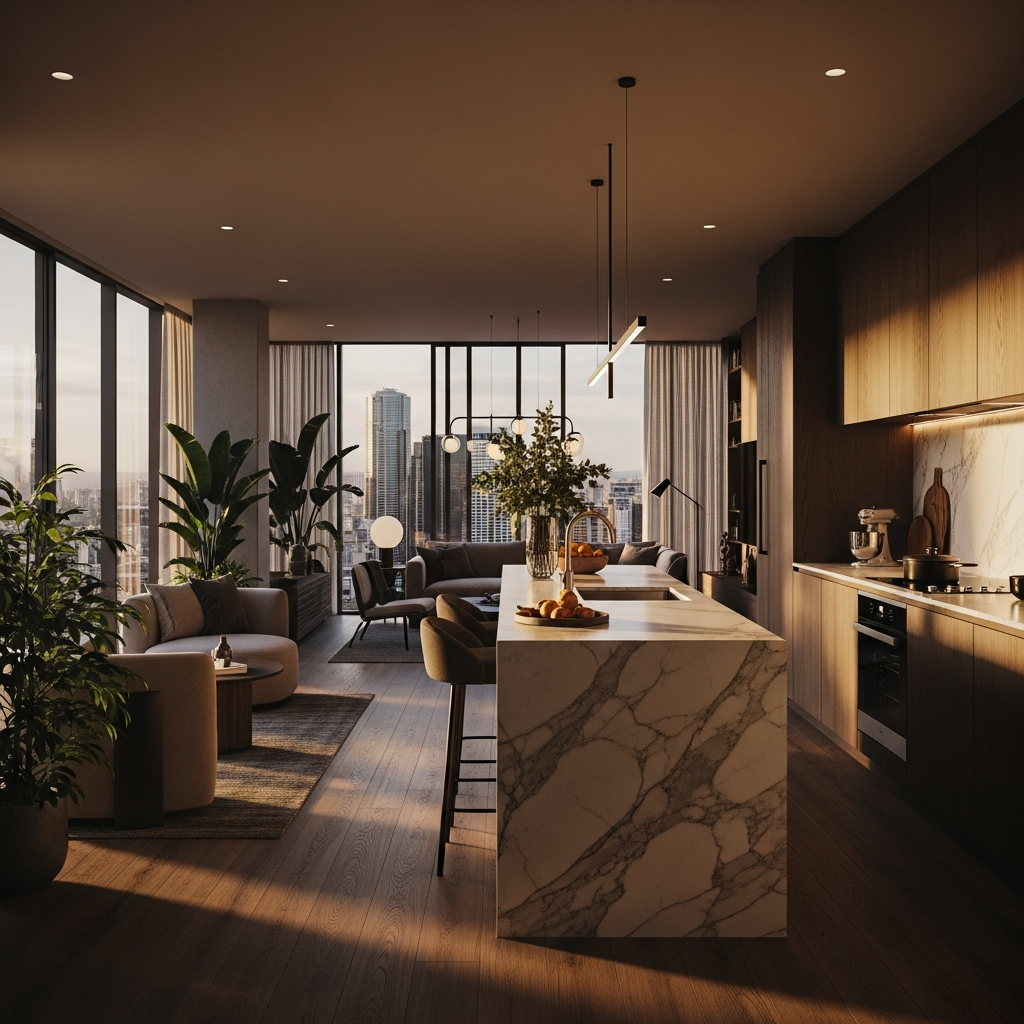 Photorealistic interior render